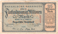 Germany 2 25,000,000 Mark, 20. 8.1923 